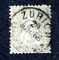 3155 Switzerland 1862  Michel #20  Used  ~Offers Always Welcome!~ - Gebraucht