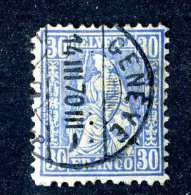 3159 Switzerland 1867  Michel #33  Used Fault  ~Offers Always Welcome!~ - Used Stamps