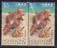 Hong Kong Used 1997, Seashells, Shell. Pair As Scan - Gebruikt