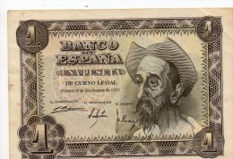 Espagne - 1 Peseta - Du 19/11/1951- - 1-2 Pesetas