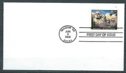 VEREINIGTE STAATEN ETATS UNIS USA 2008 MOUNT RUSHMORE PRIORITY MAIL $4.80  FDC SC 4268 YV 4047 MI 4376 SG 4861 - 2001-2010