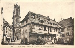 67 SELESTAT - Marché Aux Poissons - Eglise Saint Georges - Selestat