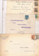 Brasil. Conjunto De 11 Sobres Circulados - Lettres & Documents