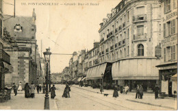 FONTAINEBLEAU (77) Grande Rue Et Bazar Animation - Fontainebleau