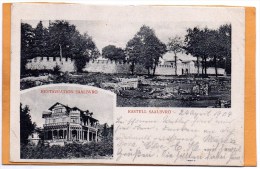 Saalburg Restavration 1904 Postcard - Saalburg