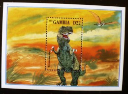 GAMBIE Prehistoire. Animaux Prehistoriques  (Yvert BF 243)** MNH, Sans Charniere. - Prehistorisch