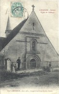 PICARDIE - 80 - SOMME - AIRAINES - Eglise De L'abbaye - Carte Molle - Allaines