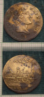 M_p> Francia Gettone In Bronzo / Ottone Napoleon Empereur Peso 1,7 Grammo Gettone - Royaux / De Noblesse