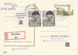 I3063 - Czechoslovakia (1979) 675 02 Konesin - Cartas & Documentos