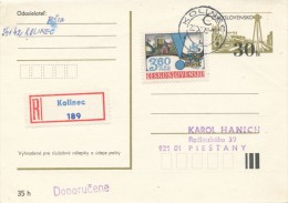 I3065 - Czechoslovakia (1979) 341 42 Kolinec - Storia Postale