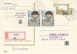 I3066 - Czechoslovakia (1979) 273 29 Kolec - Briefe U. Dokumente