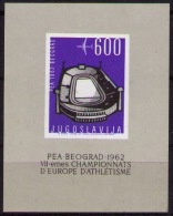 YUGOSLAVIA 1962 European Athletic Games - Blocks & Sheetlets