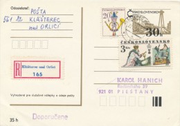 I3070 - Czechoslovakia (1979) 561 82 Klasterec Nad Orlici - Storia Postale