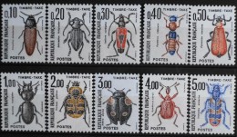 FRANCE 1982 TIMBRE TAXE - INSECTES Du N° 103 Au 112 - 10 Timbres NEUFS**  Y&T 9,00€ - 1960-.... Nuevos