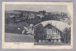 BE Affoltern I.E. 1921.VII.4 Affoltern Totalansicht + Gasthof Z. Löwen Foto M. Walther - Affoltern Im Emmental 
