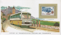 HISTORY OF TRANSPORTATION 'BUS TRANSPORTATION'Spanien – MNH - Bus