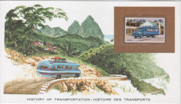 HISTORY OF TRANSPORTATION * LOCAL BUS  ST. LUCIA – MNH - Bus