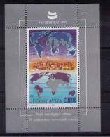 YUGOSLAVIA 1989 Non-Allied Countries Conference - Blocks & Sheetlets