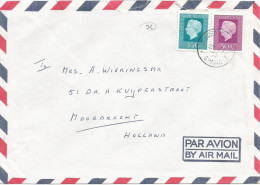 Ghana 1975 Paquebot Accra On Dutch Stamps Cover. Extremely Rare Postmark - Ghana (1957-...)