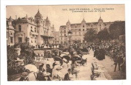 MONTE CARLO - MONACO - PLACE DU CASINO - TERRASSE DU CAFE DE PARIS - GROSSE ANIMATION - Cafes & Restaurants