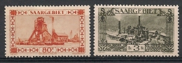 Sarre Saar. 1927. N° 115,119. Neuf * - Sonstige & Ohne Zuordnung