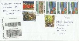 GREECE - GRECIA -  HELLAS 2014 REGISTERED LETTER LETTERA RACCOMANDATA SEE THE SCAN - Lettres & Documents