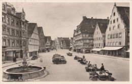 CPA BIBERBACH- MARKET SQUARE, CAR, FOUNTAIN - Biberach