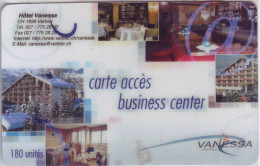 **RRR Carte Passman.fr Accès WIFI "Hôtel VANESSA VERBIER.CH Utilisée TOP LUXE ***** - Other & Unclassified