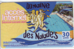 **RRR Carte Passman.fr Accès WIFI "Domaine Des Naîades" 30Unités Utilisée TOP LUXE ***** - Sonstige & Ohne Zuordnung