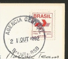 BRASILIA BSB Agencia Central Brasil 1992 - Brasilia