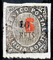 !										■■■■■ds■■ India 1881 AF#062 * Natives Type ID 5 On 10 Réis (x8776) - Portugees-Indië