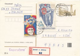 I3092 - Czechoslovakia (1979) 588 27 Jamne U Jihlavy - Cartas & Documentos