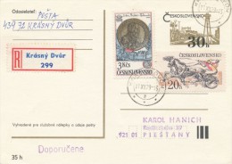 I3097 - Czechoslovakia (1979) 439 72 Krasny Dvur - Briefe U. Dokumente