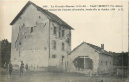 68 BRECHEMONT - La Maison Des Douanes Allemandes Bombardée En Octobre 1914 - Autres & Non Classés