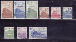 FRANCE COLIS POSTAL N° 191/199 SURTAXE AU PROFIT DU COMITE NATIONAL DE SOLIDARITE DES CHEMINOTS NEUF SANS CHARNIERE - Mint/Hinged