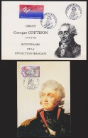 FRANCE 2   CARTES  BICENTENAIRE REVOLUTION FRANCAISE 1989 G.COUTHON  Réf  6473 - French Revolution