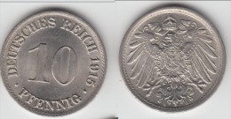 **** ALLEMAGNE - GERMANY - 10 PFENNIG 1915 A - EMPIRE - QUALITE **** EN ACHAT IMMEDIAT - 10 Pfennig