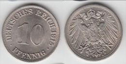 **** ALLEMAGNE - GERMANY - 10 PFENNIG 1915 A - EMPIRE - TOP QUALITE **** EN ACHAT IMMEDIAT - 10 Pfennig