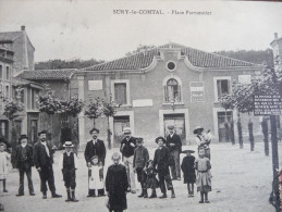 CPA Sury Le Comtal. Loire. Place Parmentier. - Autres & Non Classés