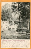 Rabenauer Grund Eisenbahnbrucke Weisseritz 1900 Postcard - Rabenau