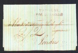 1818.- SANTIAGO A LONDRES - ...-1850 Prephilately