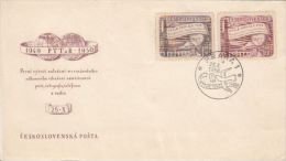 POST, TELEGRAPH, TELEPHONE AND RADIO ORGANIZATION, SPECIAL COVER, 1950, CZECHOSLOVAKIA - Covers & Documents