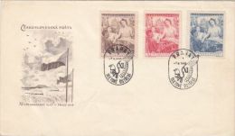 TRAIN, RAILWAY ANNIVERSARY, SPECIAL COVER, 1948, CZECHOSLOVAKIA - Covers & Documents
