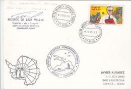 BRAZIL ANTARCTIC STATION COMANDANTE FERRAZ, PENGUNS, SPECIAL POSTMARKS ON CARDBOARD, 1991, BRAZIL - Bases Antarctiques