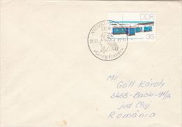 GEORG FORSTER GERMAN ANTARCTIC RESEARCH STATION SPECIAL POSTMARK AND STAMPS ON COVER, 1989, GERMANY - Estaciones Científicas