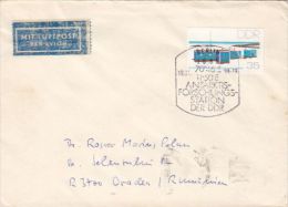 GEORG FORSTER GERMAN ANTARCTIC RESEARCH STATION SPECIAL POSTMARK AND STAMPS ON COVER, 1988, GERMANY - Bases Antarctiques