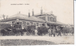 GOURNAY EN BRAY, La Gare, écrite - Fontaine Le Dun