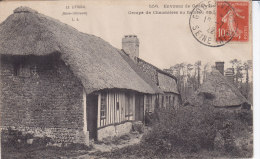 GODERVILLE, Groupe De Chaumières, Feuillets Recollés - Goderville