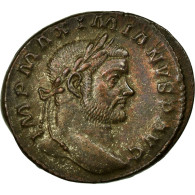 Monnaie, Maximien Hercule, Follis, SUP, Cuivre, Cohen:176 - La Tetrarchia E Costantino I Il Grande (284 / 307)