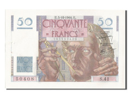 Billet, France, 50 Francs, 50 F 1946-1951 ''Le Verrier'', 1946, 1946-10-03, SUP - 50 F 1946-1951 ''Le Verrier''